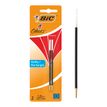 BIC 4 Couleurs - 2 Recharges pour stylo à bille - rouge - 1 mm