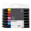 884955070628-ProMarker - Pack de 13 marqueurs double pointe - assortis set 1--0