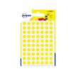 Avery - 490 Pastilles adhésives - jaune - diamètre 8 mm