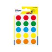 Avery - 90 Pastilles adhésives - couleurs assorties - diamètre 19 mm