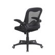 3397701202787-Fauteuil de bureau TEFERA - accoudoirs rabattables - noir--6