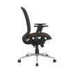 3397704813010-Fauteuil de bureau AXIOME - accoudoirs réglables - Noir et rouge--5