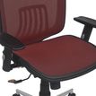 3397704813010-Fauteuil de bureau AXIOME - accoudoirs réglables - Noir et rouge--6