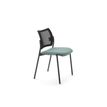 3660916038800-Chaise FRESH - dossier resille noir et assise gris--0