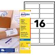 3266550129234-Avery - 400 Étiquettes adresse blanches - 99,1 x 33,9 mm - Impression jet d'encre - réf J8162-25--0
