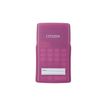 4562195134220-Calculatrice de bureau Citizen FC-100N - 10 chiffres - alimentation batterie et solaire - rose--2