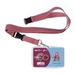 3700536113102-Color Pop - Porte-badge transparent avec cordon de sécurité - disponible dans différentes couleurs--3