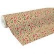 Clairefontaine - Papier cadeau kraft - 70 cm x 50 m - décorations de Noël