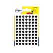 Avery - 490 Pastilles adhésives - noir - diamètre 8 mm