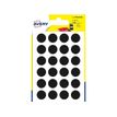 5014702087707-Avery - 168 Pastilles adhésives - noir - diamètre 15 mm--0