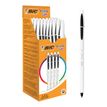 BIC Cristal UP - 20 Stylos à bille - noir - pointe moyenne (1,2 mm)