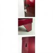 3219090958314-Casier de bureau avec pieds - 74 x 40 x 40 cm - rouge rubis nacré--2