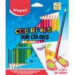3154148296027-Maped Color'Peps Duo - 24 Crayons de couleur 2-en-1--0