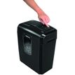 0043859724697-Fellowes Powershred 8Mc - destructeur de documents coupe croisée microparticules - 8 feuilles - Corbei--4