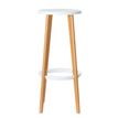 3660141230321-2 Tabourets hauts WOODY - pied hêtre - assise blanche--1