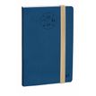 Agenda à élastique Everest Planning 16 mois - 1 semaine sur 2 pages - 15 x 21 cm - bleu denim - Quo Vadis