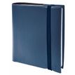 Agenda à élastique Time&Life Medium - 1 semaine sur 2 pages - 16 x 16 cm - bleu métal - Quo Vadis