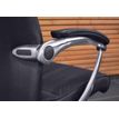 3700339883493-Fauteuil de bureau WILLIAM - accoudoirs articulés - appui-tête intégré - cuir noir--2