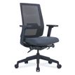3700339883547-Fauteuil de bureau BRIAN - accoudoirs réglables - appui-tête en option - dossier en résille - noir--1