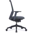 3700339883547-Fauteuil de bureau BRIAN - accoudoirs réglables - appui-tête en option - dossier en résille - noir--2