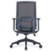 3700339883547-Fauteuil de bureau BRIAN - accoudoirs réglables - appui-tête en option - dossier en résille - noir--4