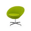 Chaise CIRCLE - siège pivotant - vert