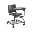 Chaise ATENEA FORM - Chaise d'étudiant avec tablette - gris