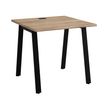Bureau MAMBO - 80 cm - Pieds métal - Chêne Sonoma/noir