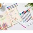 3086123537712-BIC Intensity - Pack de 12 feutres fins - pointe moyenne - rose--2