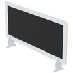 Écran de séparation en polystyrène - H33 x L60 cm - noir