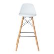 3660141230307-Lot de 2 tabourets haut STEELWOOD - pied hêtre - assise blanche--0
