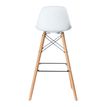 3660141230307-Lot de 2 tabourets haut STEELWOOD - pied hêtre - assise blanche--1