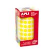 8410782048510-Apli Agipa - Rouleau de pastilles adhésives - jaune - diamètre 10,5 mm--0