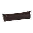 3329680083057-Clairefontaine - Trousse ronde - cuir teinté - marron--0