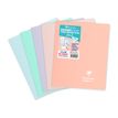 3037929514810-Clairefontaine Koverbook Blush - Cahier polypro 17 x 22 cm - 96 pages - grands carreaux (Seyes) - disponible dans différentes--0
