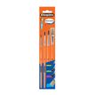 3134725013131-Cléopâtre - Pack de 3 pinceaux poil de poney N° 4, 8, 12 + 1 brosse n°10 en soie de porc--2