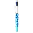 0400794452724-BIC 4 Couleurs - Stylo à bille 4 couleurs - 1 mm - corps texturé velours--1