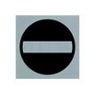 8711234048165-Pickup - Plaque de signalisation -  80 x 80 mm - autocollant - entrée interdite-Avant-0