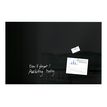 4004360887642-Sigel Artverum - Tableau magnétique en verre - 100 x 65 cm - noir-Avant-0