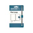 Leuchtturm1917 - Pen loop passant pour stylo autoadhésif - bleu acier