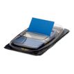 0021200706899-50 Marque-pages Post-it souples coloris bleu -Angle droit-0