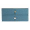 3130630306030-Exacompta OfficeByMe - Module de classement 2 tiroirs - pour A4+ - bleu canard-Avant-1