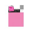 8715119761118-Pickup - Carton de lin - A4 (210 x 297 mm) - 215 g/m² - 10 feuilles - cyclamen-Avant-0