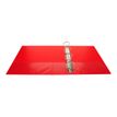 3130635518452-Exacompta Kreacover - Classeur à anneaux personnalisable - Dos 86 mm - A4 Maxi - rouge - 3 pochet-Avant-1
