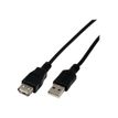 MCL Samar - Rallonge de câble USB 2.0 type A (M) vers USB 2.0 type A (F) - 1 m