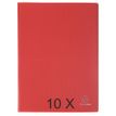 Exacompta Opak - 10 Porte vues - 80 vues - A4 - rouge
