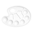 3701254707048-Wonday - Palette peinture - plastique - ovale-Avant-0