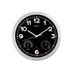 4002390065740-MaulDrive - Horloge - mécanisme radio pilotée - 30 cm - noir argenté-Avant-0