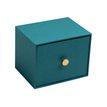 3130630786030-Exacompta OfficeByMe - Boîte à photos/fiches A6 - 1 tiroir - 4 intercalaires - bleu canard-Angle droit-0