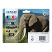 0000005111848-Epson 24XL Elephant - Pack de 6 - noir, cyan, magenta, jaune, cyan clair, magenta clair - cartouch-Avant-1